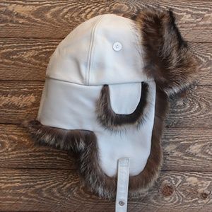 Paul Leinburd Collection - Raccoon Fur Aviator Hat